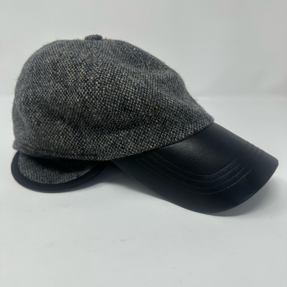 Gray and Black Men's Hat by Wigens - Picture 5 of 5